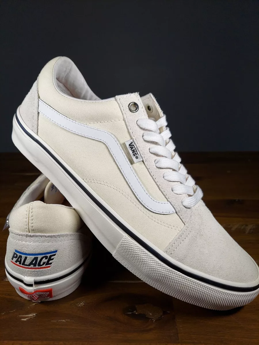 New Vans Men&#039;s Palace Skate Old Skool White Size-11