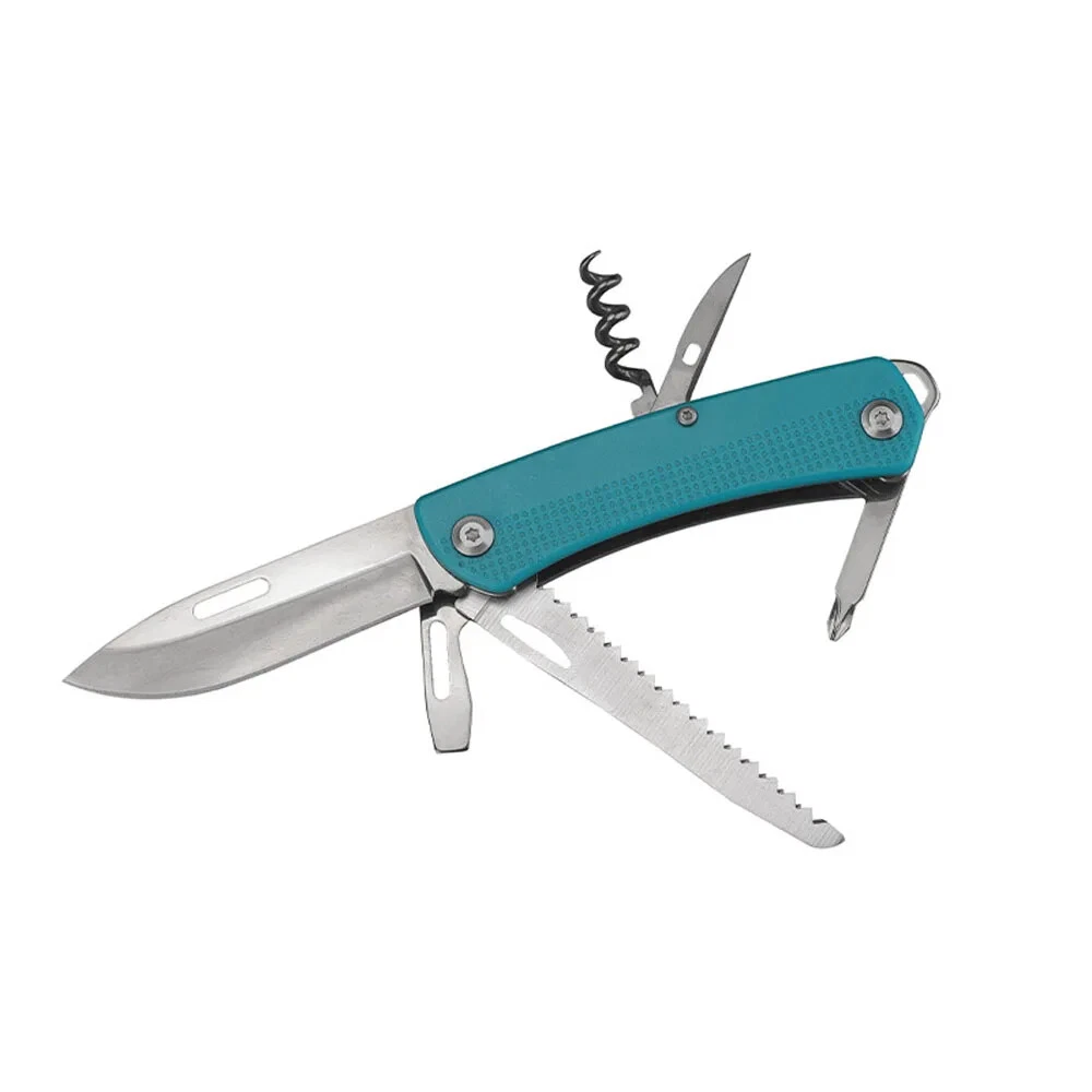 Stainless Steel Multi-Tool Folding Jack Knife for Hunting Camp Survival Tactical Saw