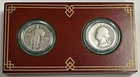 1930-S Standing Liberty Silver Quarter & 1932 Washington Silver Quarter Set