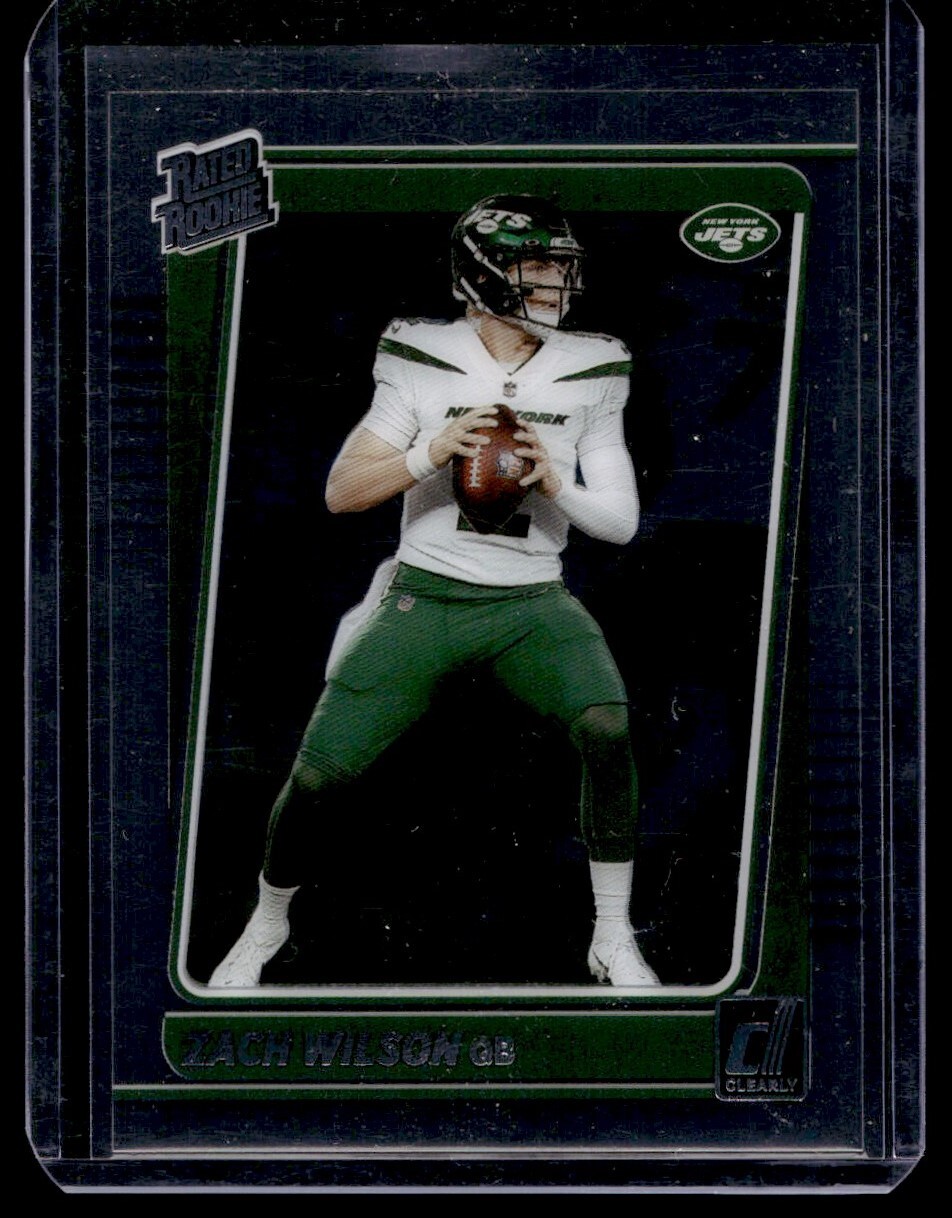 2021 Donruss Clearly Zach Wilson Rookie G22 #52