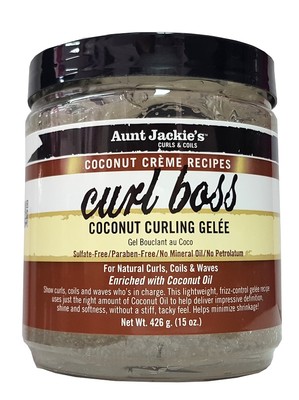 Aunt Jackie's Coconut Creme Recipes Curl Boss Coconut Curling Gelee 426g