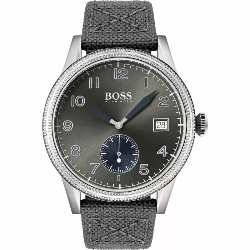 Hugo Boss Men s Analogue Classic Quartz Watch Leather Strap 1513683
