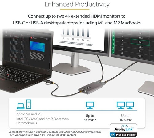 USB-C to x2 HDMI Adapter & PD Pass Thru - 第 5/5 張圖片