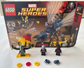 Lego Ant-Man Final Battle 76039 Marvel 100% Complete With Box Booklet Comic Toy