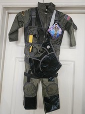 U.S. Airforce Costume With Accessories Child Size 3-4 by Teetot New
