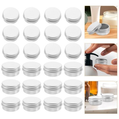 50 Pcs Alubox Klein Cremebehälter Hautpflegebehälter Kleiner Metallbehälter