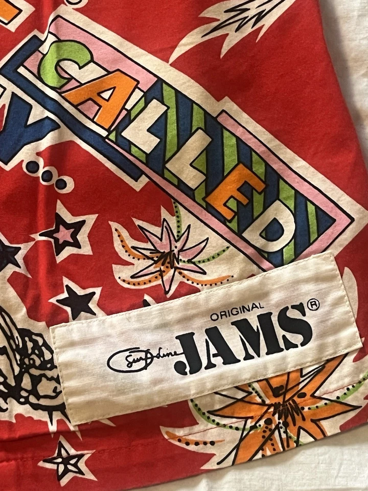 Pantalones Cortos Unisex Vintage Años 80 Original Jams Medianos Foto 2 de 4