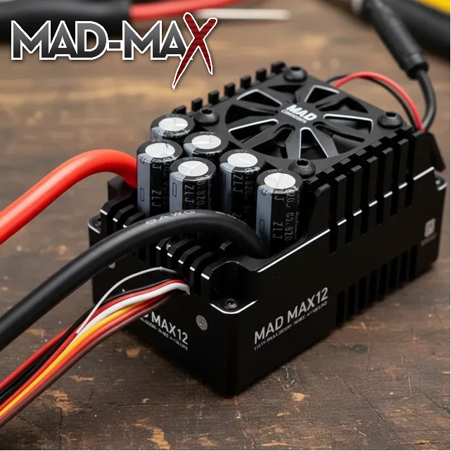 MADMAX-12 SENSORED HV ESC 6-12S 50V for RC 1/5  Motor (*NO TARIFFS TO  USA) - Image 2 of 4