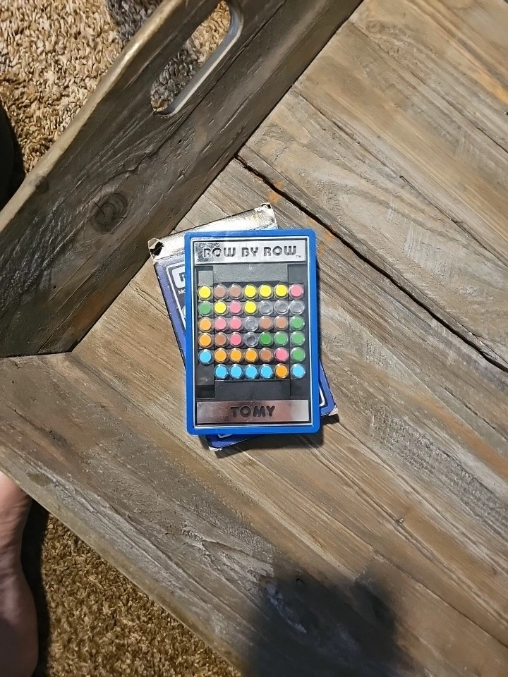 JUEGO TOMY VINTAGE 1982 MANO FILA POR FILA EN CAJA 7094 (m) Foto 4 de 4