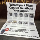 AC Spark Plugs Vintage Poster Engine Analyser