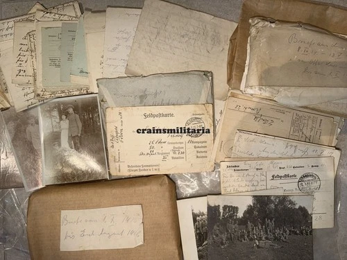 Genuine Field Post Estate Officer RIR.8 (f. 1917) Belarus Poland Hanover