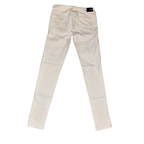 American Eagle Super Super Stretch Jegging Jeans Damen Gr. 4 weiß - Bild 8 von 9