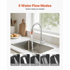 Faucet Aerator 5-Flow 360 Swivel for Sink