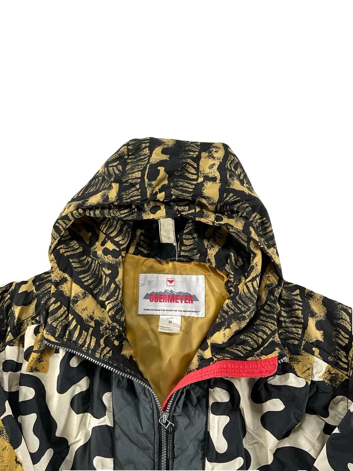 Chaqueta de Colección Obermeyer Untamed Cintura Ceñida Esquí Snowboard Abrigo con Capucha 8 Mujeres Foto 4 de 4