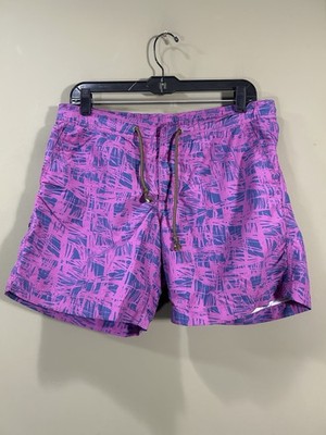 Charvet x Thorsun Paris Men's Purple Swim Trunks Shorts Preppy Coastal Sz 34