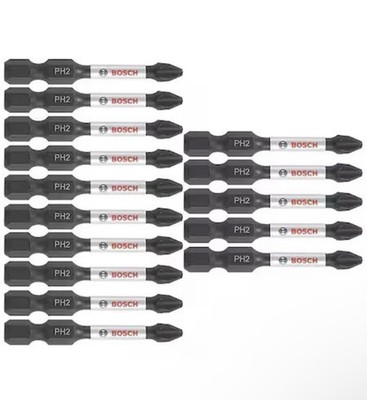 15 PACK-BOSCH ITPH2215 - 2 In. Phillips #2 Impact Tough Screwdriving Power Bits