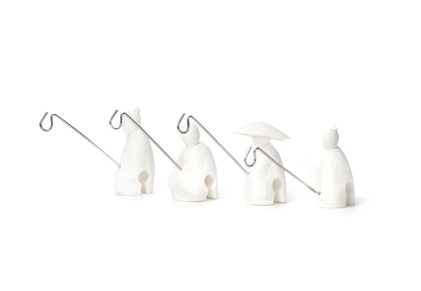 Kikkerland CU127 Tea Holder Fisherman S/4