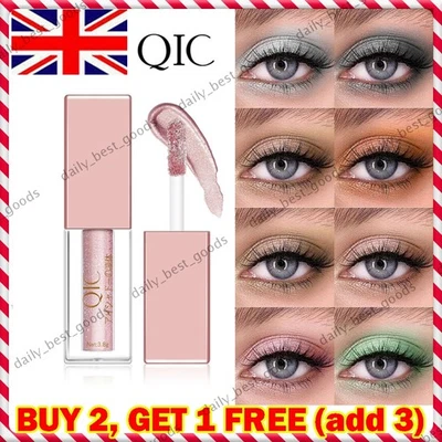 QIC Diamond Glitter Shimmer Metallic Sparkle Liquid EyeShadow Beauty Makeup