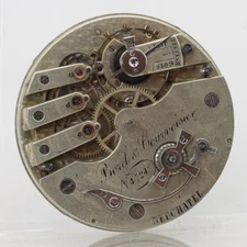 BOREL & COURVOISIER NEUCHATEL SWISS POCKET WATCH MOVEMENT No. 47246, 43mm (IE)