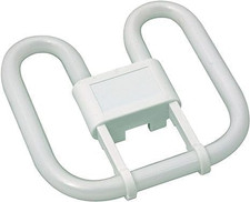 Image of 38W 2D Square 4-Pin CFL Lamp - GR10Q Energy Saving Bulb, Warm White 2700 Lumens,