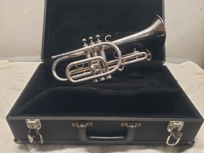KING CLEVELAND SILVER CORNET. L@@K!