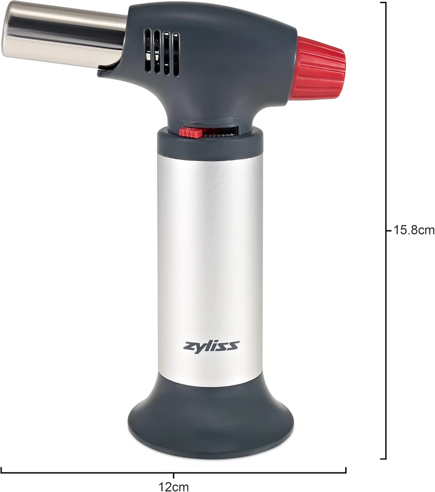 E980202 Fiamma Ossidrica Da Cucina, Acciaio Inossidabile, Plastica, Argento, Ner - Immagine 3 di 4