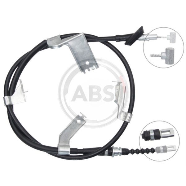 A.B.S. Handbremsseil Bremsseil Rechts Passend FüR Suzuki Swift III MZ EZ-image