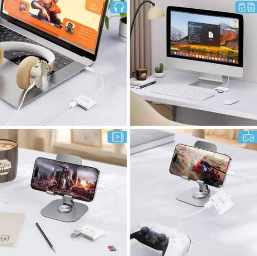 For KiWiBiRD USB C SD Card Reader, Micro SD to Type C OTG Adapter for SDHC SDXC - 第 6/6 張圖片
