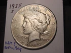 1935-S PEACE DOLLAR VAM-3 EXTRA RAY BETTER DATE VARIETY NICE COLLECCTOR COIN