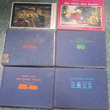 Vintage Hard Back Thomas The Tank Engine Books & Postcard