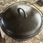 Vintage No. 10 Cast Iron Dutch Oven Best Made S. R. and Co Very Rare