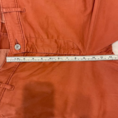 AG Shorts Mens 38R Burnt Red Cotton Adriano Goldschmied The Griffin Tailored - Picture 9 of 12