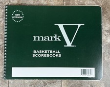 Mark V Basketball Scorebook OFFICIAL Made in the USA 2PK