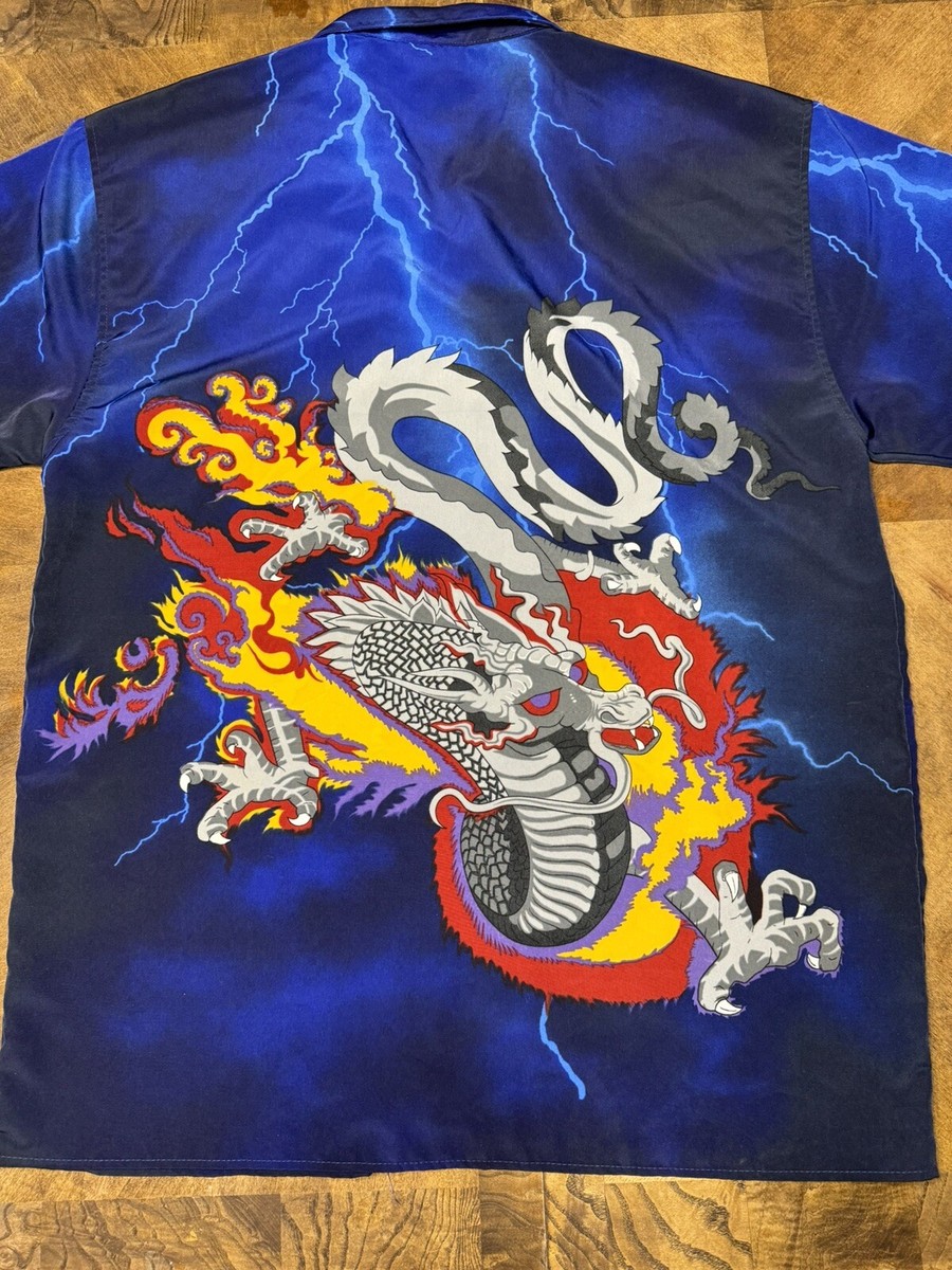 Trust Men's Short Sleeve Dragon Shirt XL (Fathers Day Is
