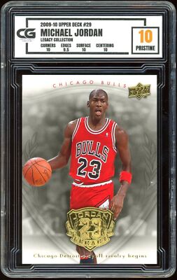 2009 Upper Deck Legacy Collection GOLD #29 Michael Jordan GRADED