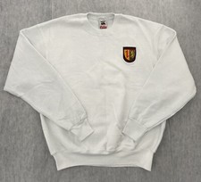 VINTAGE Mannheim Steamroller Sweater Adult Large White Pullover USA Made Mens L