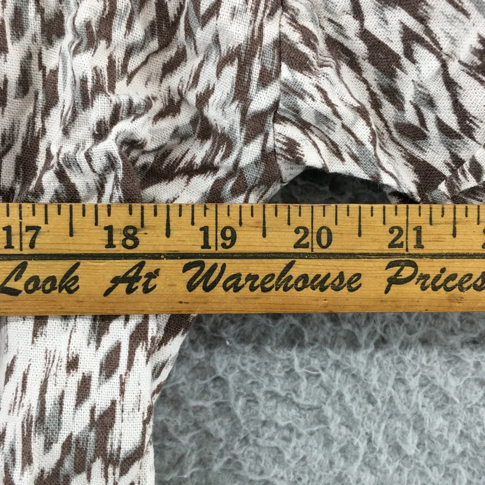 Mameluco Calvin Klein Mujer 8 Beige Estampado Animal Cuello Botón Delantero Informal Foto 4 de 4