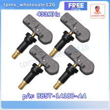 New 433MHz TPMS Tire Pressure Monitoring Sensor For Ford BB5T-1A180-AA Set of 4