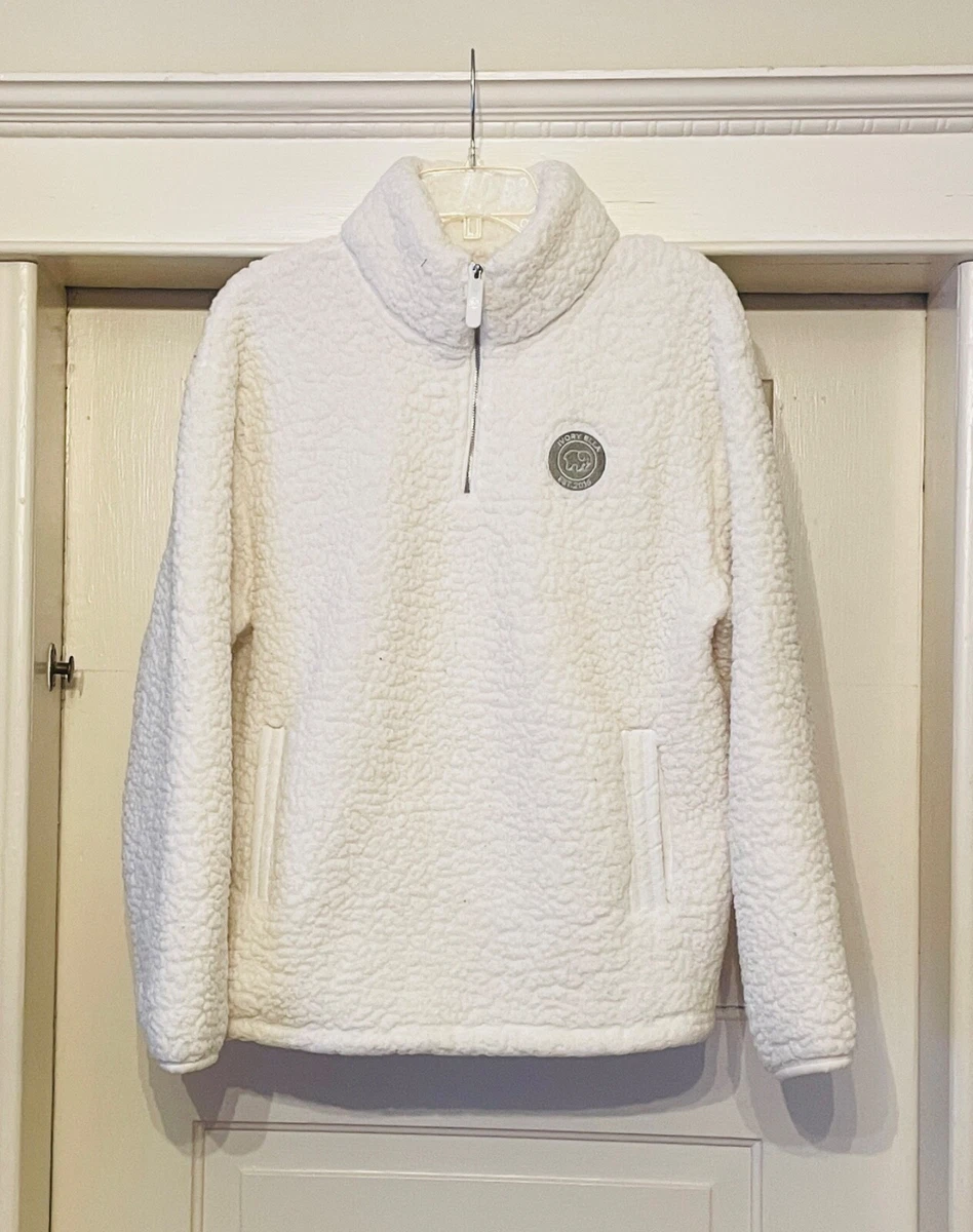 ivory ella sherpa pullover
