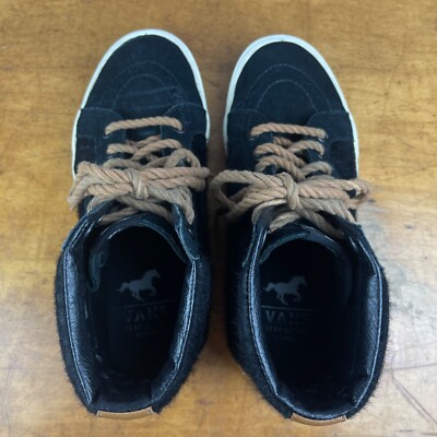 Vans SK8-Hi Reissue Year of the Horse Hi Tops Black Pony Hair Men 6.5 Women 8 Vans SK8-Hi Reissue Year of the Horse Hi Tops Black Pony  main image 4