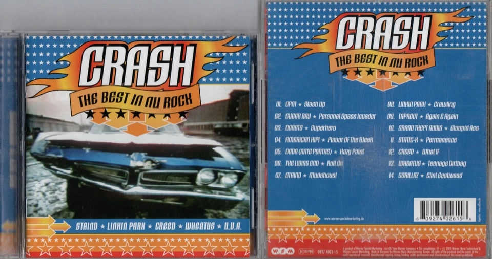 Crash - The Best In Nu Rock - V.A. mit u.a.  Creed, Linkin Park.... CD wie neu!! - Bild 1 von 1