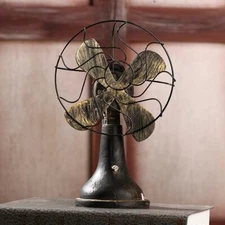 Creative American Rural Cafe Bar Used Electric Fan Home Furnishing Shop Display