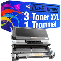 Trommel & 3 Toner Xxl Platinumserie FüR Brother TN-3280 HL-5340 Dn HL-5340 DN2LT