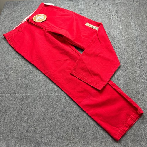 Pantalon Georgia Bulldogs Dockers Stadium homme 36 x 32 rouge chino classique kaki b123