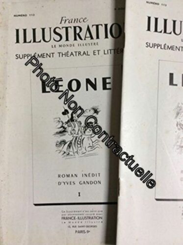 Leone: Novel Skins - Untrodden D'Yves Gandon Illustrations Of Lucien - Zdjęcie 1 z 1