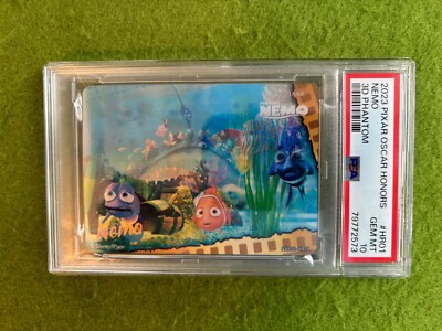 Nemo 3D PSA 10 DISNEY 100 GEM MINT CARD 2023 Pixar Oscar Honors