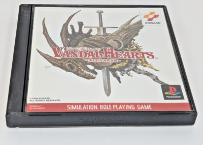 Vandal Hearts Japanese PS1 CIB US Seller*
