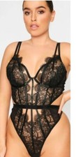 ann summers Enticed Black Body 18 B C Cup