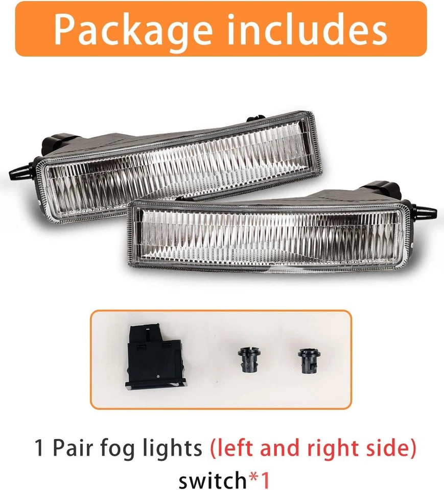 Luces antiniebla transparentes para Scion xB 2003 2004-2006 luces de conducción kits de interruptores con bombillas Foto 3 de 4