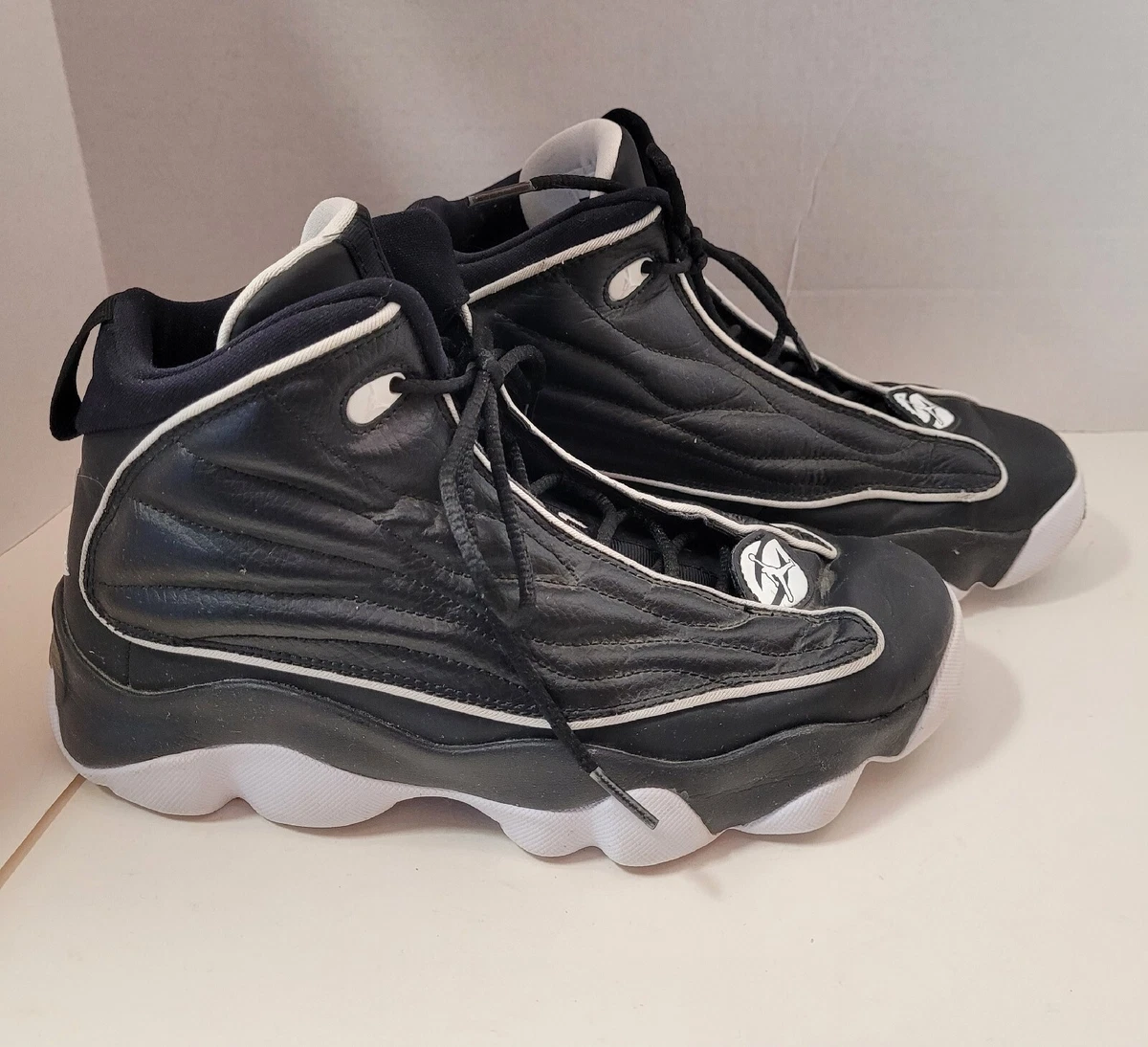 Nike Air Jordan Pro Strong BG Sz 6Y Basketball Shoes Black White